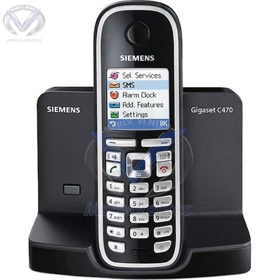 Téléphone sans fil DECT pour VoIP C470IP