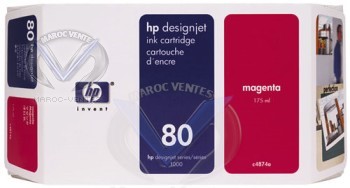 HP C4874A - Magenta 175ml (n° 80) C4874A