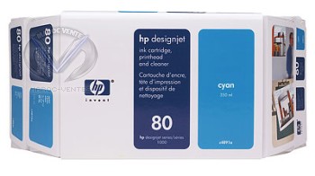 HP cartouches Cyan + Kit Nettoyage