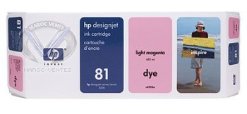 CARTOUCHE HP N81 LIGHT MAGENTA 680ML DS5000