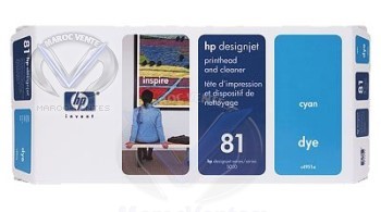 HP C4951A - Tête Cyan + Kit de nettoyage C4951A