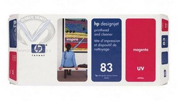 Tête d'impression HP 83 Magenta DesignJet UV + Nettoyeur
