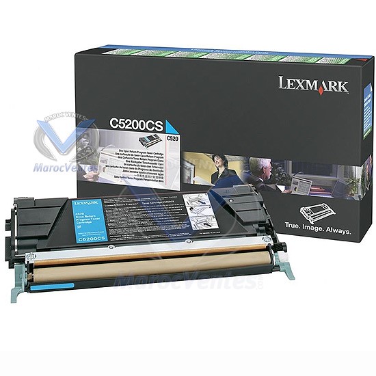 Cartouche de toner Cyan LRP* pour Lexmark C530, 1 500 pages-Cartouche de toner Cyan LRP* pour Lexmark C530, 1 500 pages