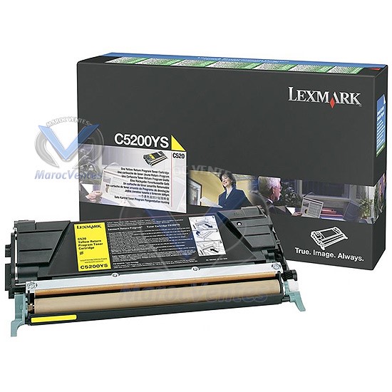 Cartouche de toner Jaune LRP*pour Lexmark C530, 1 500pages-Cartouche de toner Jaune LRP*pour Lexmark C530, 1 500pages
