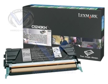 Toner Noir Lexmark Laser Couleur C524 C534 8000P