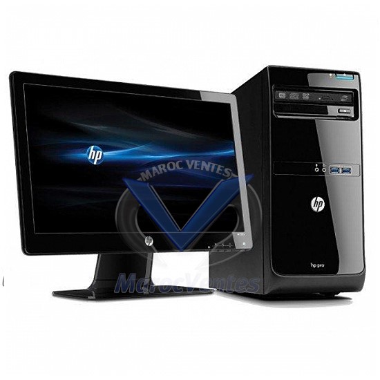 Pro P3500 MT Intel Core i3-2120 3,30 GHz/ 500Go / 2Go Freedos + Ecran HP 20" LED C5Y40EA