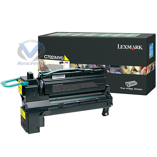 Toner de marque LEXMARK C792A1KG NOIR pour imprimante C 792