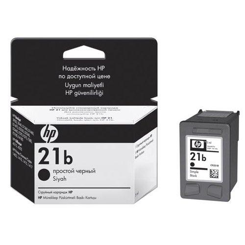 HP 21b Simple Black Inkjet Print Cartridge