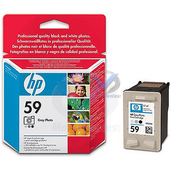 CARTOUCHE HP N€59 GRISE INKJET PHOTO-CARTOUCHE HP N€59 GRISE INKJET PHOTO
