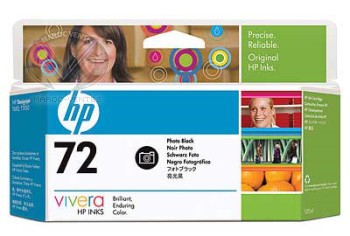 HP 72 130 ml Photo Black Ink Cartridge with Vivera Ink