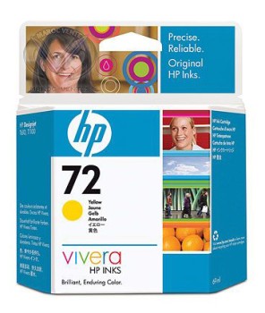 HP 72 69-ml Yellow Ink Cartridge