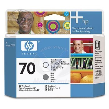 HP 70 Gloss Enhancer and Grey Printhead C9410A