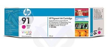 hp91 775 ml magenta ink cartridge with vivera ink C9468A