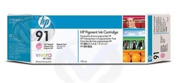 hp91 775 ml Ligth magenta ink cartridge with vivera ink C9471A