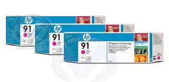 HP 91 Magenta Ink Cartridge 3-pack C9484A