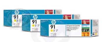 HP 91 Yellow Ink Cartridge 3-pack C9485A