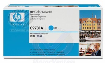 Crtouche de Toner LaserJet Cyan Print Cartridge C9731A