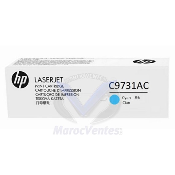 Cartouche de toner LaserJet cyan originale 12000 pages C9731AC