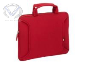 Cartable rouge pour pc portable 15.5"