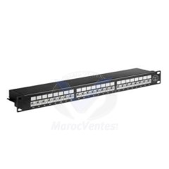 PANNEAU BRASSAGE CAT6 24 MOD.CAT5-B HAUT-1U  INGELEC