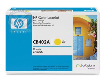 HP colour LaserJet CB402A Yellow Print Cartridge/CLJ CP4005