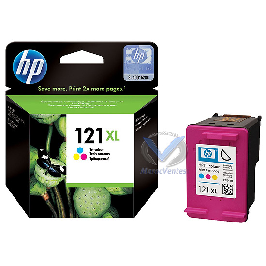 HP CARTOUCHE 121XL TRI-COLOR DESKJET D2563/F4283