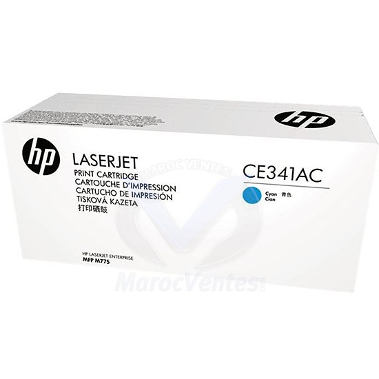 Cartouche de Toner LaserJet Originale Cyan CE341AC