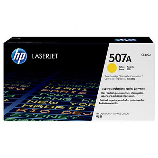HP 507A Yellow LaserJet TonerCartridge
