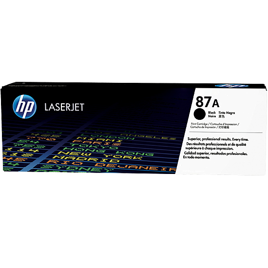 Toner Laserjet Noir 87A 9000 Pages