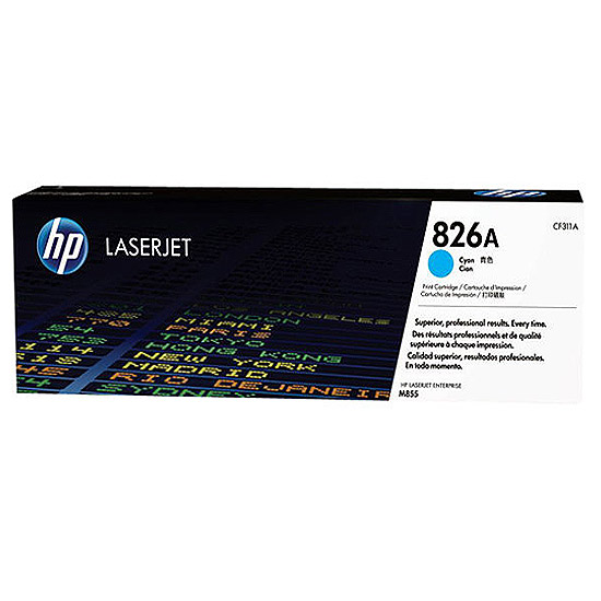 HP 827A Cyan LaserJet Toner Cartridge