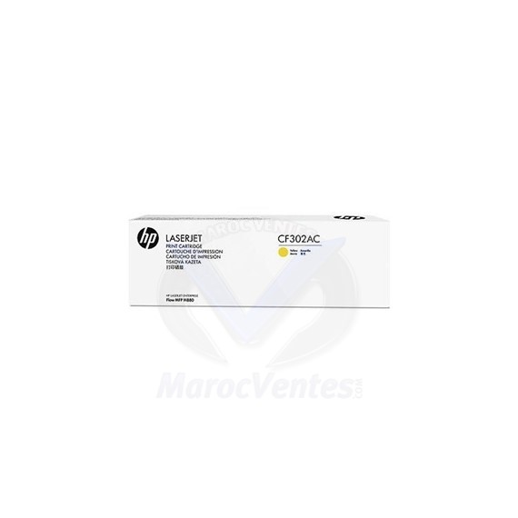 Cartouche de toner jaune LaserJet originale CF302AC