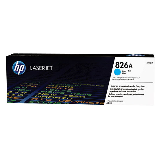 HP 826A Cyan LaserJet Toner Cartridge