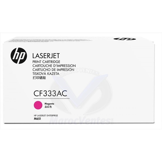 Cartouche de toner 654A magenta LaserJet original 15 000 pages CF333AC