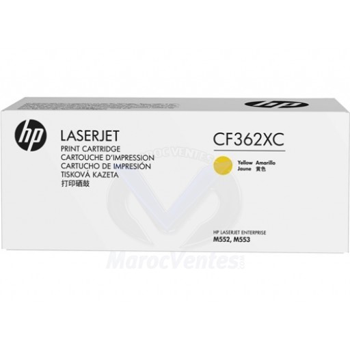 Cartouche de toner LaserJet 508X jaune originale 9500 pages CF362XC