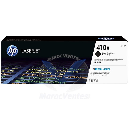 Cartouch 410X High Yield Noir  Original LaserJet Toner C CF410X