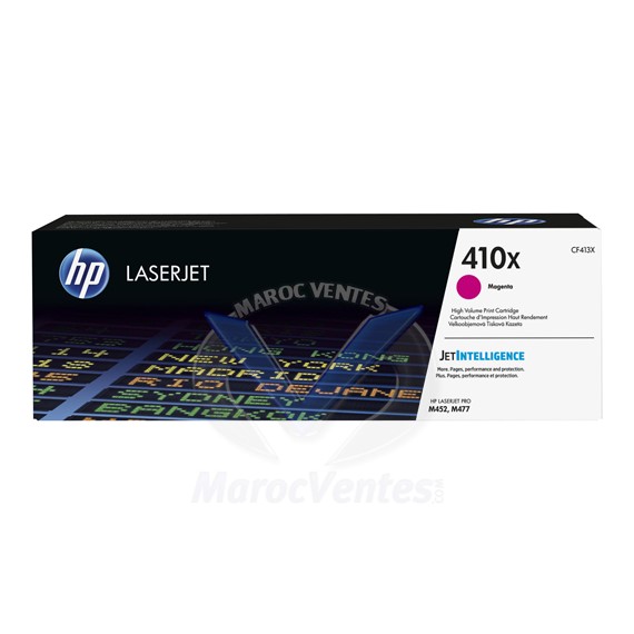 Cartouche de toner 410X LaserJet magenta original 5000 pages CF413X