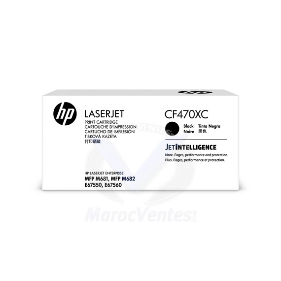 Cartouche de toner LaserJet  657X noir originale CF470XC