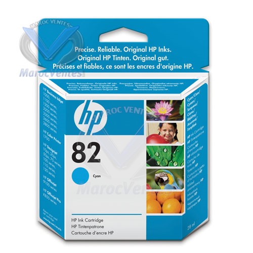 HP 82 28-ml Cyan Ink Cartridge CH566A