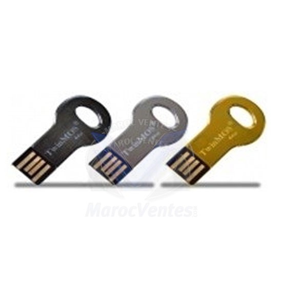 CLE SLIM USB 2.0 08GB NOIR OU GRIS CLE SLIM A PORTE CLE