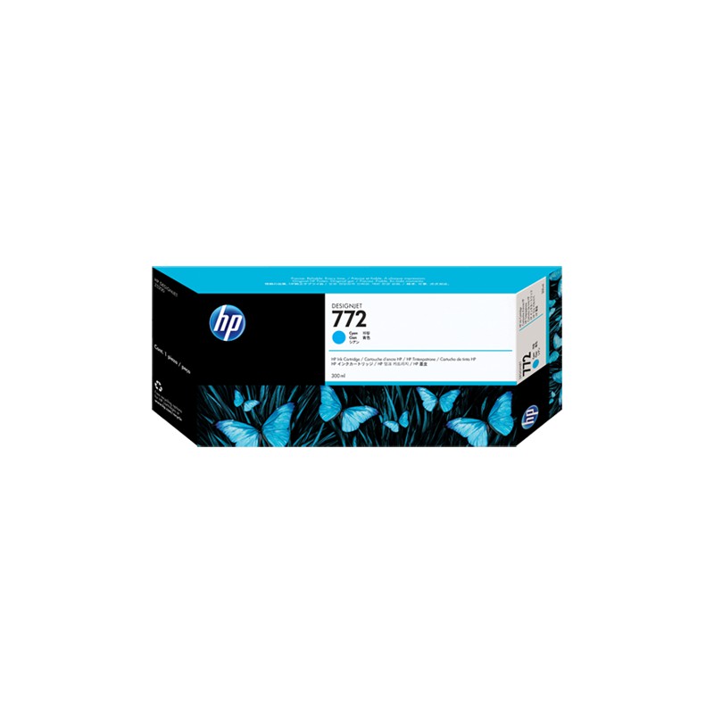 Cartouche d'encre 772 Cyan DesignJet 300 ml