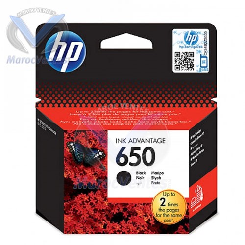 HP 650 Black Ink Cartridge-HP 650 Black Ink Cartridge