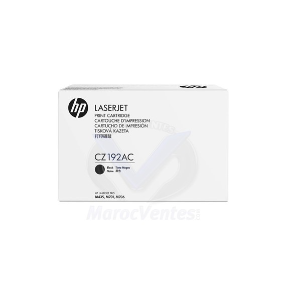Cartouche de toner noir LaserJet Original Contract 12 000 pages CZ192AC
