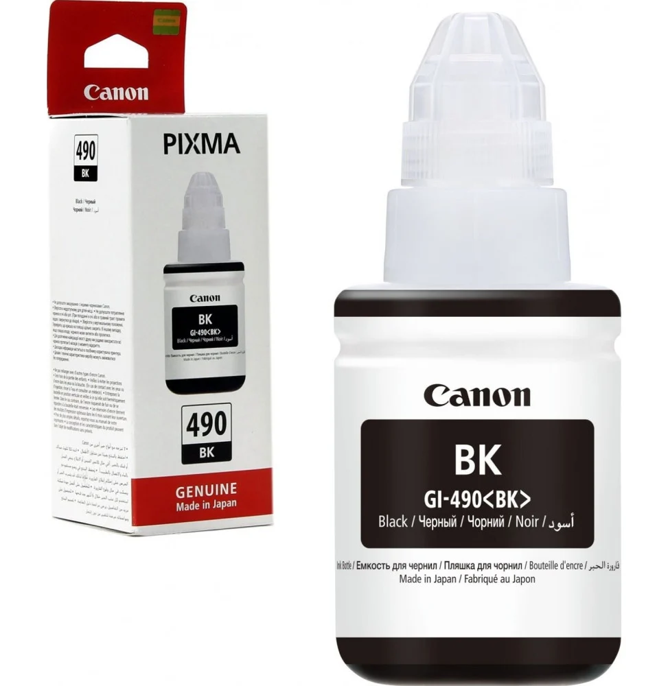 Cartouche d'encre noire GI-490 BK EMB