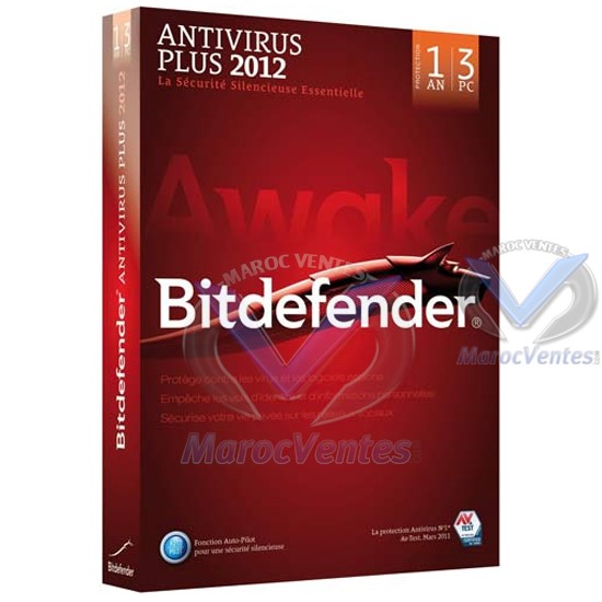 Bitdefender Antivirus Plus 2012- 1 an 3 postes - DVD Slim-Bitdefender Antivirus Plus 2012- 1 an 3 postes - DVD Slim