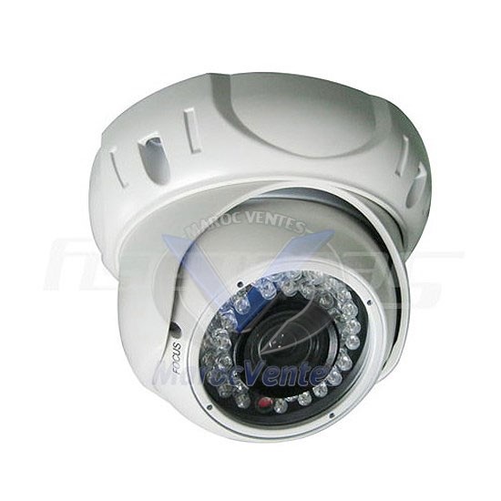 Camera Dome Couleur Aluminium 1/3" SONY sensor 500 TVL D1825
