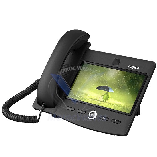 Téléphone Vidéo IP a écran couleur tactile 7" TFT LCD , OS Android 4 ICS D600