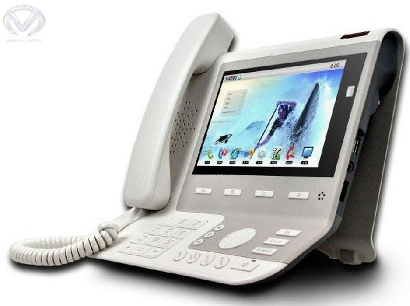 Téléphone Vidéo IP a écran couleur tactile 7" TFT LCD , OS Android