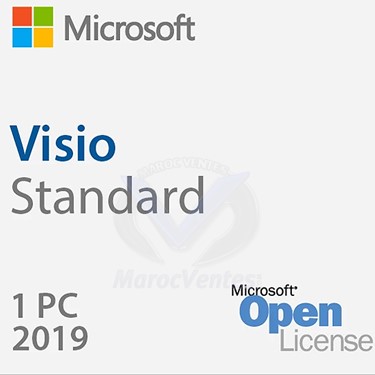 Visio Sandard 2019 Licence 1 PC Win Single Language