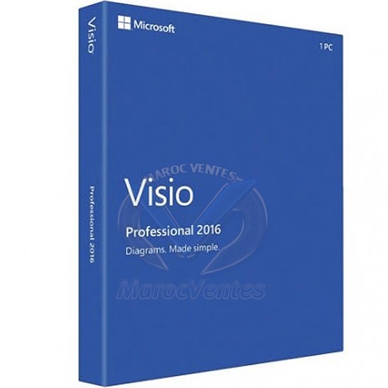 Visio Professional 2016 32-bit/x64 Français D87-07103
