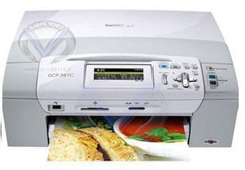 Imprimante multifonction compacte jet d’encre couleur avec écran LCD couleur de 8,4 cm DCP 387C